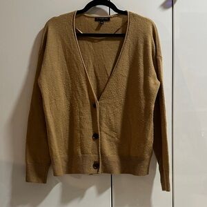 Banana Republic Camel Button-Up Cardigan